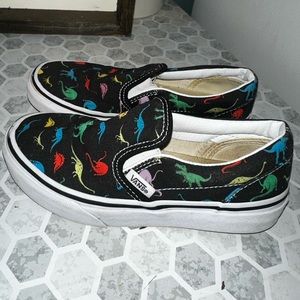 Boys Dinosaur Vans.
